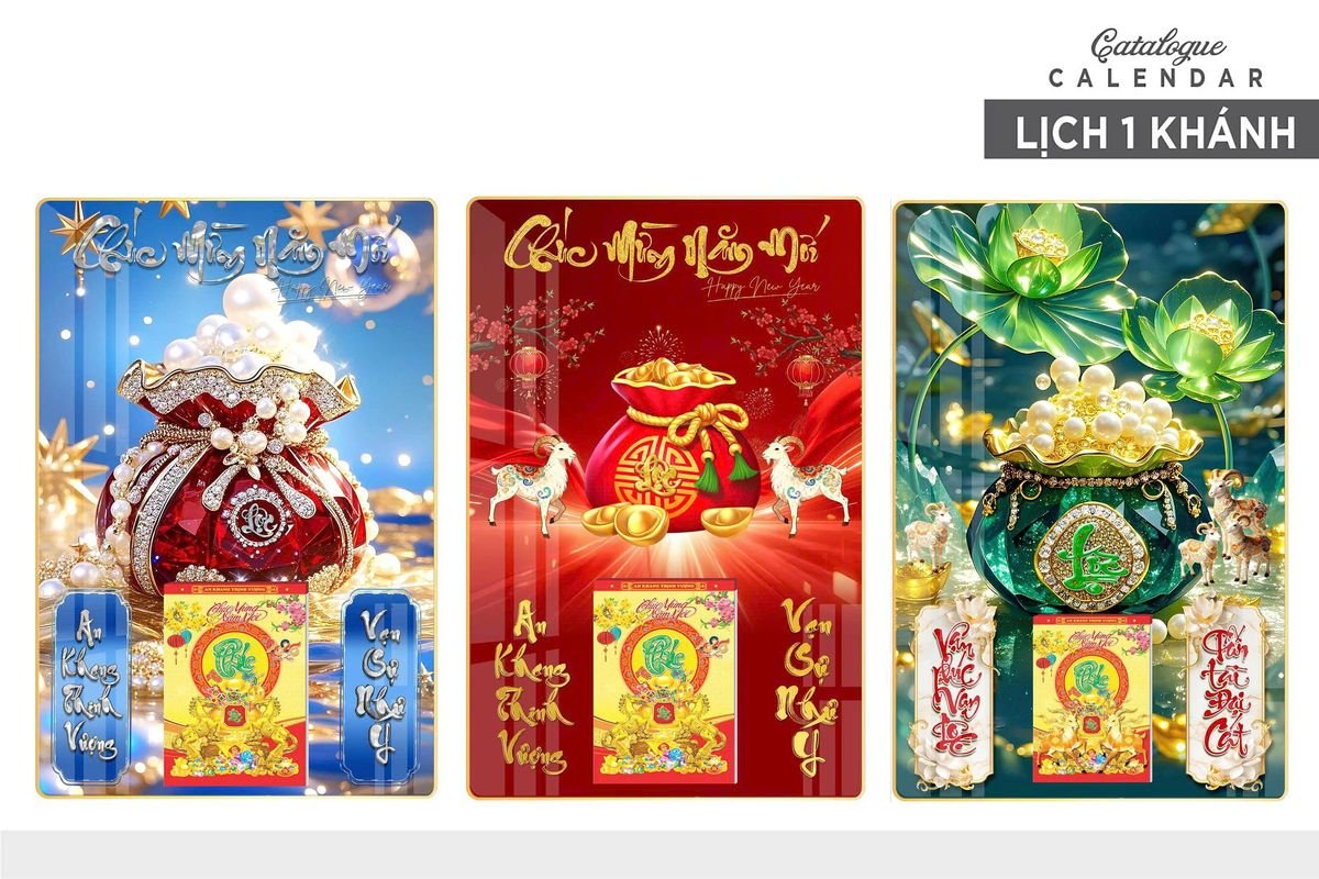 Lịch Gỗ Lamina Cao Cấp 40x60cm 2027 LM406_024 - Quà Tặng Giáo Dục