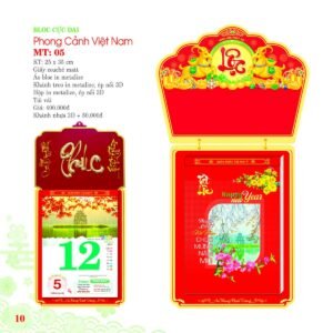 Lịch Bloc Cực Đại 2027 MT Mẫu MT05 (25 x 35cm) Quà Tặng Tri Ân Ngành Giáo Dục & Nhà Trường in logo doanh nghiệp quà tặng Tết tại Quà Tặng Giáo Dục VN