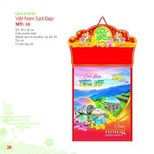 Lịch Bloc 2027 MT Mẫu MT10 (30 x 40cm) Quà Tặng Tri Ân Ngành Giáo Dục & Nhà Trường in logo doanh nghiệp quà tặng Tết tại Quà Tặng Giáo Dục VN