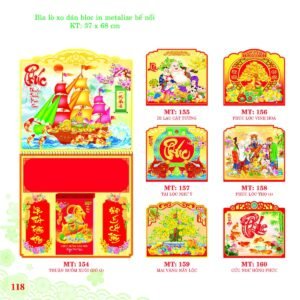 Bìa Lò Xo Dán Bloc 2027 MT Mẫu MT159 (37 x 68cm) Quà Tặng Tri Ân Ngành Giáo Dục & Nhà Trường in logo doanh nghiệp quà tặng Tết tại Quà Tặng Giáo Dục VN