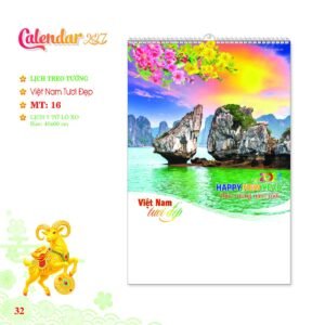 Lịch Treo Tường Lò Xo 2027 MT Mẫu MT16 (40 x 60cm) Quà Tặng Tri Ân Ngành Giáo Dục & Nhà Trường in logo doanh nghiệp quà tặng Tết tại Quà Tặng Giáo Dục VN