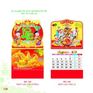 Lịch Treo Tường Lò Xo 2027 MT Mẫu MT189 (37 x 68cm) Quà Tặng Tri Ân Ngành Giáo Dục & Nhà Trường in logo doanh nghiệp quà tặng Tết tại Quà Tặng Giáo Dục VN