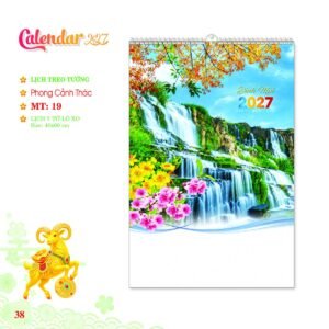 Lịch Treo Tường Lò Xo 2027 MT Mẫu MT19 (40 x 60 cm) Quà Tặng Tri Ân Ngành Giáo Dục & Nhà Trường in logo doanh nghiệp quà tặng Tết tại Quà Tặng Giáo Dục VN
