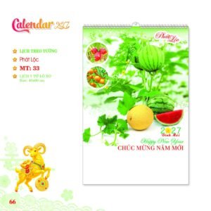 Lịch Treo Tường Lò Xo 2027 MT Mẫu MT33 (40 x 60cm) Quà Tặng Tri Ân Ngành Giáo Dục & Nhà Trường in logo doanh nghiệp quà tặng Tết tại Quà Tặng Giáo Dục VN