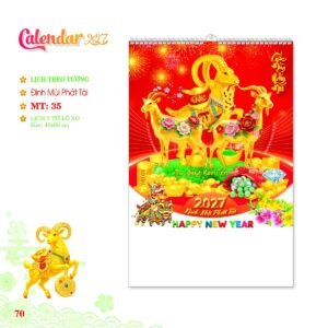 Lịch Treo Tường Lò Xo 2027 MT Mẫu MT35 (40 x 60cm) Quà Tặng Tri Ân Ngành Giáo Dục & Nhà Trường in logo doanh nghiệp quà tặng Tết tại Quà Tặng Giáo Dục VN
