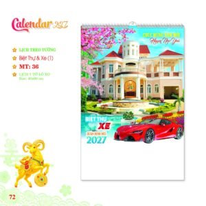 Lịch Treo Tường Lò Xo 2027 MT Mẫu MT36 (40 x 60cm) Quà Tặng Tri Ân Ngành Giáo Dục & Nhà Trường in logo doanh nghiệp quà tặng Tết tại Quà Tặng Giáo Dục VN