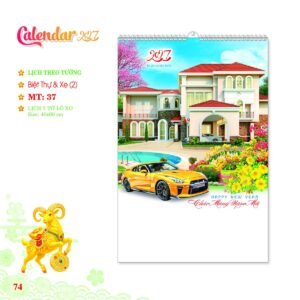 Lịch Treo Tường Lò Xo 2027 MT Mẫu MT37 (40 x 60cm) Quà Tặng Tri Ân Ngành Giáo Dục & Nhà Trường in logo doanh nghiệp quà tặng Tết tại Quà Tặng Giáo Dục VN