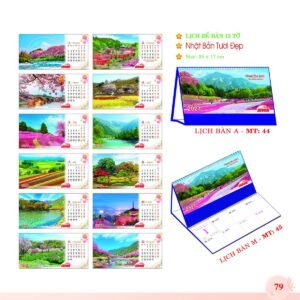 Lịch Để Bàn 2027 MT Mẫu MT44 (24 x 17cm) Quà Tặng Tri Ân Ngành Giáo Dục & Nhà Trường in logo doanh nghiệp quà tặng Tết tại Quà Tặng Giáo Dục VN