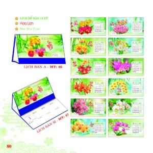 Lịch Để Bàn 2027 MT Mẫu MT47 (24 x 17cm) Quà Tặng Tri Ân Ngành Giáo Dục & Nhà Trường in logo doanh nghiệp quà tặng Tết tại Quà Tặng Giáo Dục VN