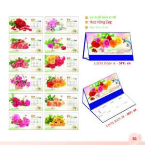 Lịch Để Bàn 2027 MT Mẫu MT49 (24 x 17cm) Quà Tặng Tri Ân Ngành Giáo Dục & Nhà Trường in logo doanh nghiệp quà tặng Tết tại Quà Tặng Giáo Dục VN
