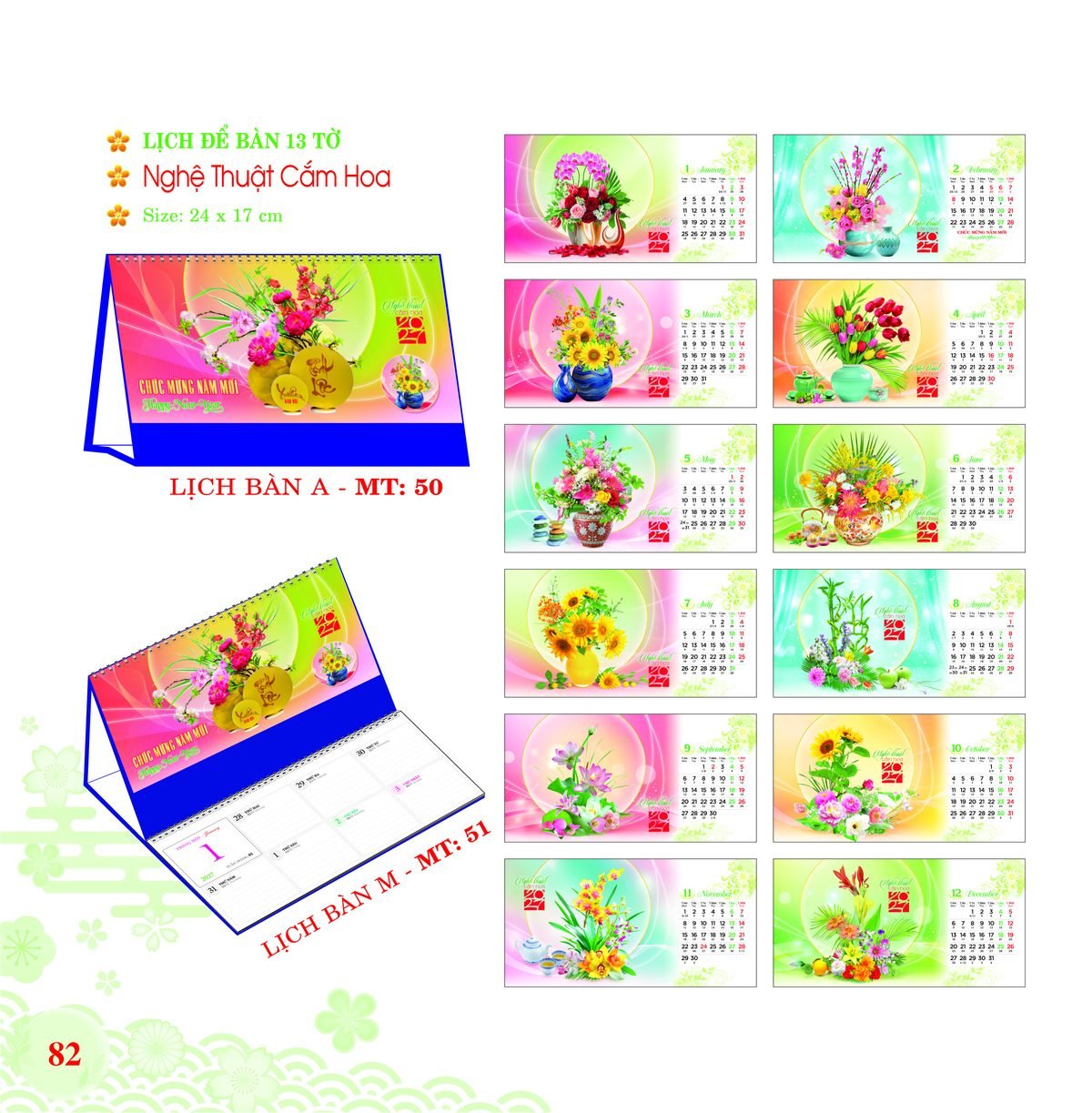Lịch Để Bàn 2027 MT Mẫu MT51 (24 x 17cm) Quà Tặng Tri Ân Ngành Giáo Dục & Nhà Trường Lịch Để Bàn 2027 MT Mẫu MT51 (24 x 17cm) Quà Tặng Tri Ân Ngành Giáo Dục & Nhà Trường in logo doanh nghiệp quà tặng Tết tại Quà Tặng Giáo Dục VN