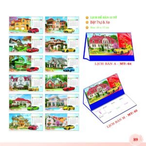 Lịch Để Bàn 2027 MT Mẫu MT65 (24 x 17cm) Quà Tặng Tri Ân Ngành Giáo Dục & Nhà Trường in logo doanh nghiệp quà tặng Tết tại Quà Tặng Giáo Dục VN