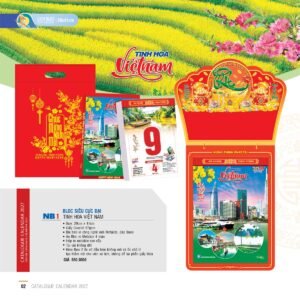 Lịch Bloc Siêu Cực Đại 2027 NB Mẫu NB1 (38 x 53 cm) Quà Tặng Tri Ân Ngành Giáo Dục & Nhà Trường in logo doanh nghiệp quà tặng Tết tại Quà Tặng Giáo Dục VN