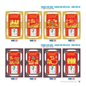 Lịch Bloc 2027 NB Mẫu NB129 - An Khang Thịnh Vượng (55  x  85 cm) Quà Tặng Tri Ân Ngành Giáo Dục & Nhà Trường in logo doanh nghiệp quà tặng Tết tại Quà Tặng Giáo Dục VN