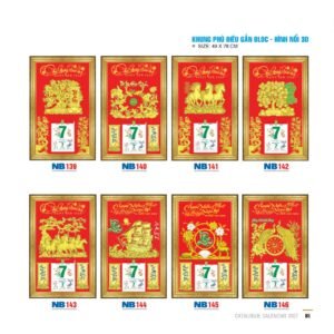 Lịch Bloc 2027 NB Mẫu NB143 (49  x  78 cm) Quà Tặng Tri Ân Ngành Giáo Dục & Nhà Trường in logo doanh nghiệp quà tặng Tết tại Quà Tặng Giáo Dục VN