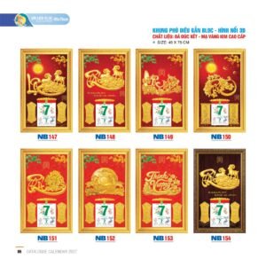 Lịch Bloc 2027 NB Mẫu NB151 (49 x 78cm) Quà Tặng Tri Ân Ngành Giáo Dục & Nhà Trường in logo doanh nghiệp quà tặng Tết tại Quà Tặng Giáo Dục VN
