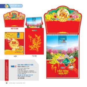 Lịch 52 Tuần 2027 NB Mẫu NB17 (30 x 41cm) Quà Tặng Tri Ân Ngành Giáo Dục & Nhà Trường in logo doanh nghiệp quà tặng Tết tại Quà Tặng Giáo Dục VN