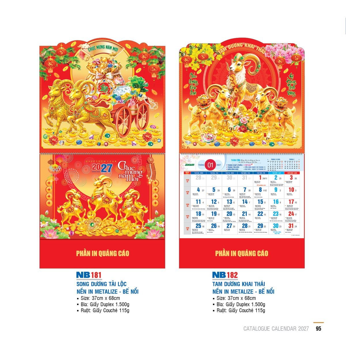 Lịch Bìa Treo 2027 NB Mẫu NB182 (29 x 41 cm) Quà Tặng Tri Ân Ngành Giáo Dục & Nhà Trường Lịch Bìa Treo 2027 NB Mẫu NB182 (29 x 41 cm) Quà Tặng Tri Ân Ngành Giáo Dục & Nhà Trường in logo doanh nghiệp quà tặng Tết tại Quà Tặng Giáo Dục VN