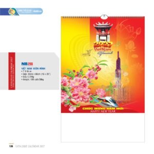 Lịch Treo Tường Lò Xo 2027 NB Mẫu NB255 (16 x 25 cm) Quà Tặng Tri Ân Ngành Giáo Dục & Nhà Trường in logo doanh nghiệp quà tặng Tết tại Quà Tặng Giáo Dục VN
