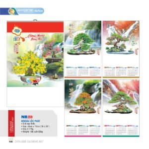 Lịch Treo Tường Nẹp Thiếc 2027 NB Mẫu NB259 (45  x  70cm) Quà Tặng Tri Ân Ngành Giáo Dục & Nhà Trường in logo doanh nghiệp quà tặng Tết tại Quà Tặng Giáo Dục VN