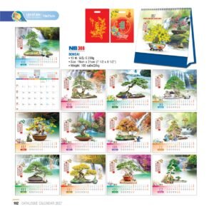 Lịch Bloc 2027 NB Mẫu NB308 (19 x 21cm) Quà Tặng Tri Ân Ngành Giáo Dục & Nhà Trường in logo doanh nghiệp quà tặng Tết tại Quà Tặng Giáo Dục VN