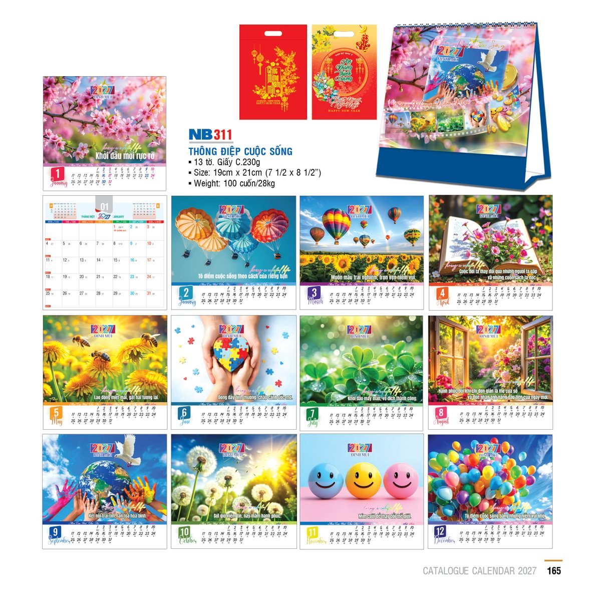 Lịch Bloc 2027 NB Mẫu NB311 (29 x 41 cm) Quà Tặng Tri Ân Ngành Giáo Dục & Nhà Trường Lịch Bloc 2027 NB Mẫu NB311 (29 x 41 cm) Quà Tặng Tri Ân Ngành Giáo Dục & Nhà Trường in logo doanh nghiệp quà tặng Tết tại Quà Tặng Giáo Dục VN