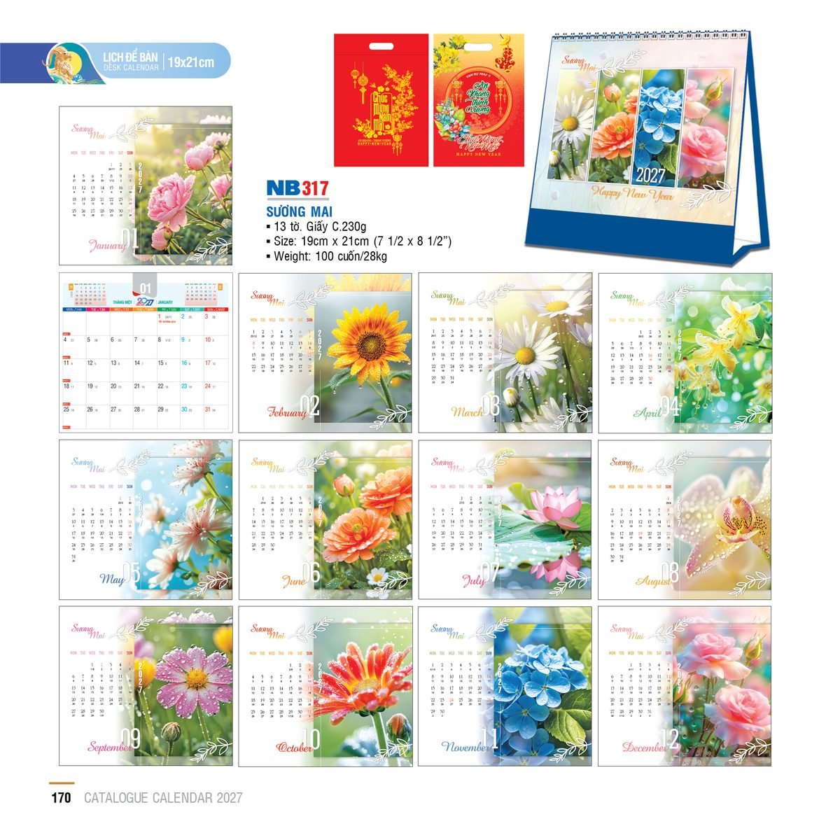 Lịch Bloc 2027 NB Mẫu NB317 (13 x 10 cm) Quà Tặng Tri Ân Ngành Giáo Dục & Nhà Trường Lịch Bloc 2027 NB Mẫu NB317 (13 x 10 cm) Quà Tặng Tri Ân Ngành Giáo Dục & Nhà Trường in logo doanh nghiệp quà tặng Tết tại Quà Tặng Giáo Dục VN