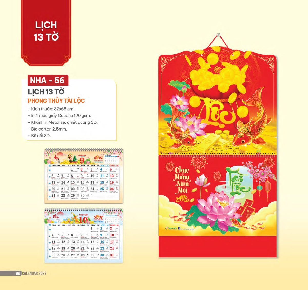 Lịch Bìa Treo 2027 NHA Mẫu NHA56 (37 x 68cm) Quà Tặng Tri Ân Ngành Giáo Dục & Nhà Trường Lịch Bìa Treo 2027 NHA Mẫu NHA56 (37 x 68cm) Quà Tặng Tri Ân Ngành Giáo Dục & Nhà Trường in logo doanh nghiệp quà tặng Tết tại Quà Tặng Giáo Dục VN
