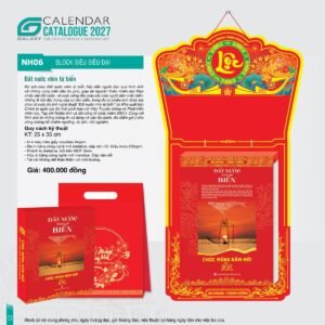 Lịch Bloc Siêu Đại 2027 NH Mẫu NH06 (25 x 35cm) Quà Tặng Tri Ân Ngành Giáo Dục & Nhà Trường in logo doanh nghiệp quà tặng Tết tại Quà Tặng Giáo Dục VN