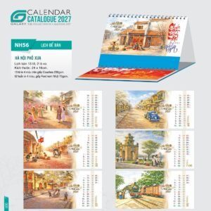 Lịch Để Bàn 2027 NH Mẫu NH5657 (24 x 16cm) Quà Tặng Tri Ân Ngành Giáo Dục & Nhà Trường in logo doanh nghiệp quà tặng Tết tại Quà Tặng Giáo Dục VN