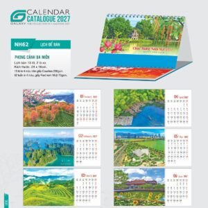 Lịch Để Bàn 2027 NH Mẫu NH6263 (24 x 16cm) Quà Tặng Tri Ân Ngành Giáo Dục & Nhà Trường in logo doanh nghiệp quà tặng Tết tại Quà Tặng Giáo Dục VN