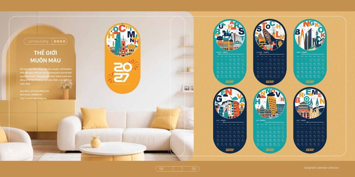 Lịch Bloc Cao Cấp SH 2027 SH24 Quà Tặng Tri Ân Ngành Giáo Dục & Nhà Trường