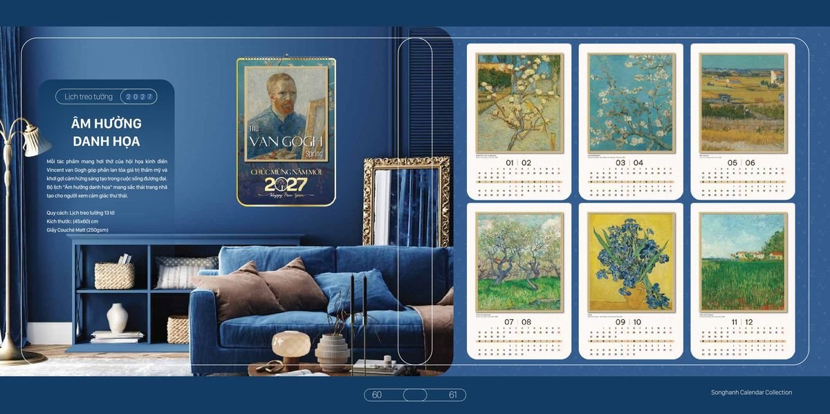 Lịch Bloc Cao Cấp SH 2027 SH25 Quà Tặng Tri Ân Ngành Giáo Dục & Nhà Trường
