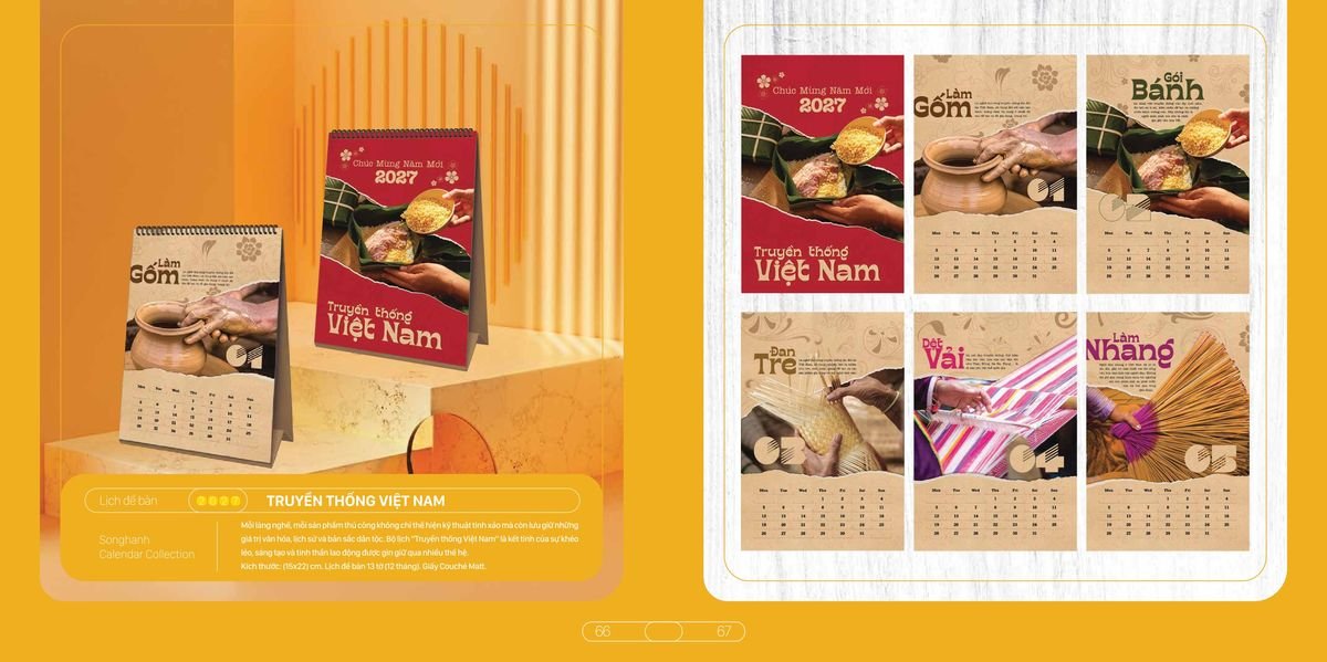 Lịch Bloc Cao Cấp SH 2027 SH28 Quà Tặng Tri Ân Ngành Giáo Dục & Nhà Trường
