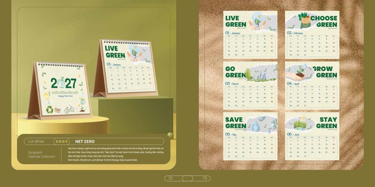 Lịch Bloc Cao Cấp SH 2027 SH31 Quà Tặng Tri Ân Ngành Giáo Dục & Nhà Trường