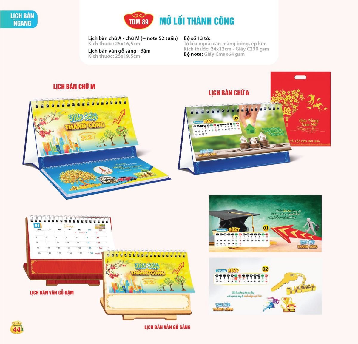 Lịch Bloc Siêu Cực Đại 2027 TDM41 Quà Tặng Tri Ân Ngành Giáo Dục & Nhà Trường