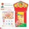 Lịch Treo Tường Lò Xo 2027 TD Mẫu TD40 (40 x 60 cm) Quà Tặng Tri Ân Ngành Giáo Dục & Nhà Trường in logo doanh nghiệp quà tặng Tết tại Quà Tặng Giáo Dục VN