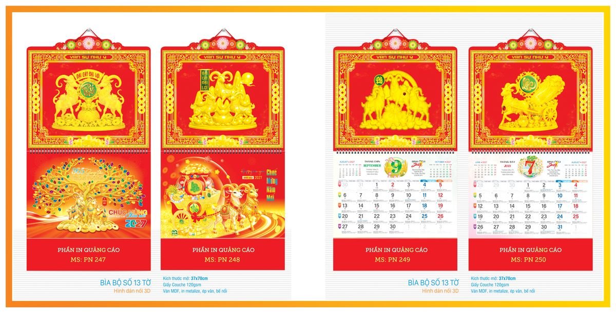 Lịch 13 Tờ TPN13T06 Quà Tặng Tri Ân Ngành Giáo Dục & Nhà Trường