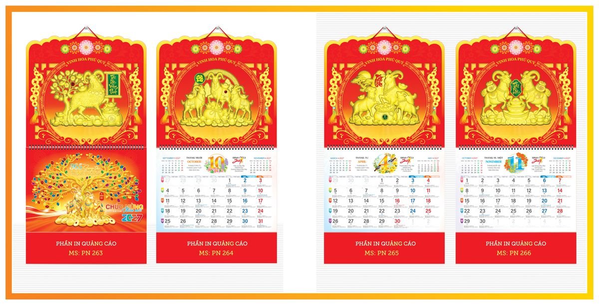 Lịch 13 Tờ TPN13T10 Quà Tặng Tri Ân Ngành Giáo Dục & Nhà Trường