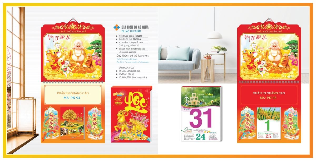 Bìa Lịch Treo Gắn Bloc TPNBIA10 Quà Tặng Tri Ân Ngành Giáo Dục & Nhà Trường
