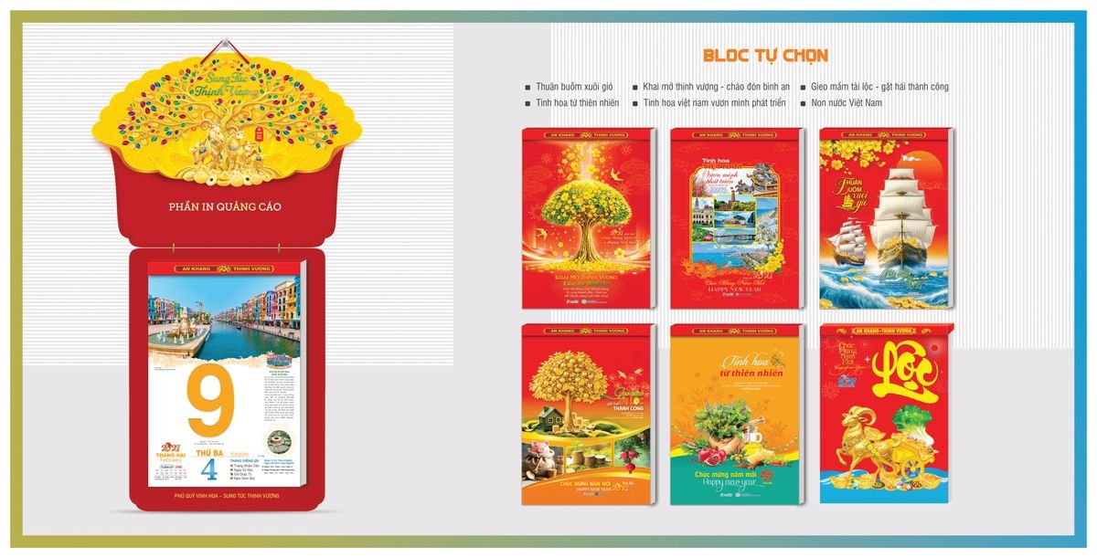 Lịch Bloc Tân Phương Nam 2027 TPNBLOC48 Quà Tặng Tri Ân Ngành Giáo Dục & Nhà Trường