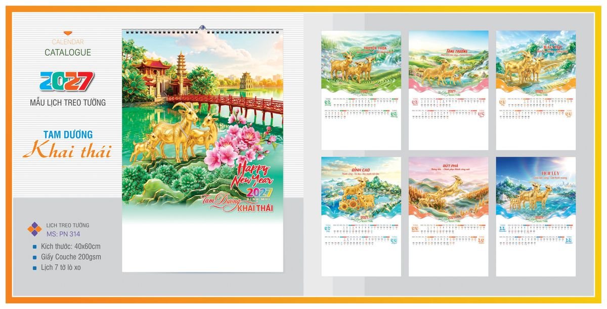 Lịch 7 Tờ Lò Xo TPNLX04 Quà Tặng Tri Ân Ngành Giáo Dục & Nhà Trường Lịch 7 Tờ Lò Xo TPNLX04 Quà Tặng Tri Ân Ngành Giáo Dục & Nhà Trường