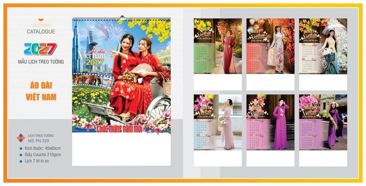 Lịch 7 Tờ Lò Xo TPNLX19 Quà Tặng Tri Ân Ngành Giáo Dục & Nhà Trường