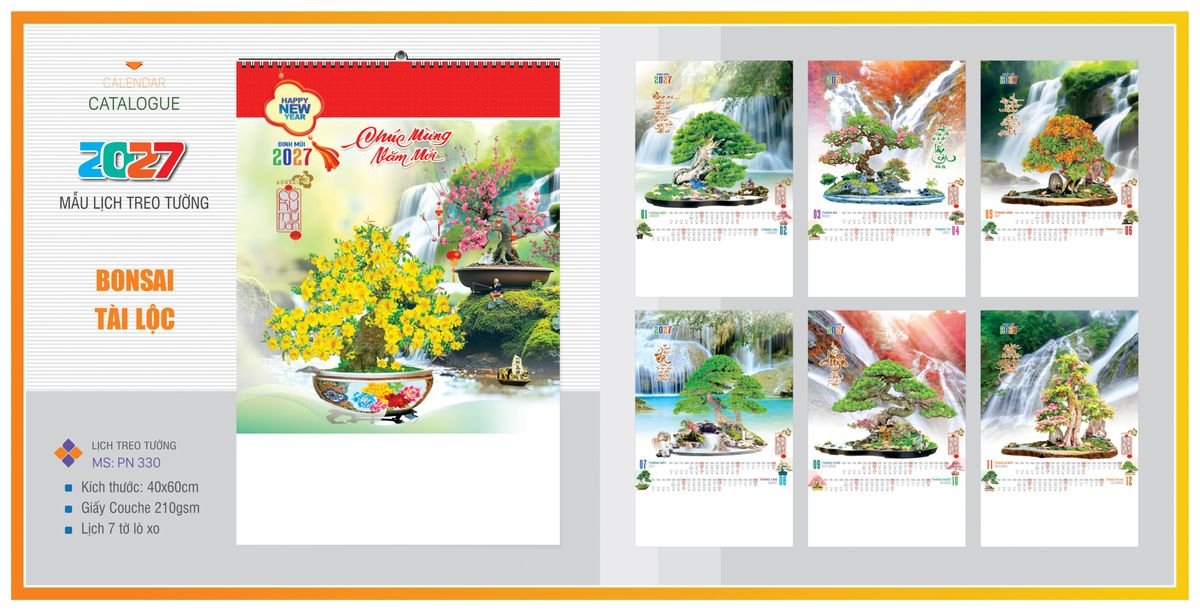Lịch 7 Tờ Lò Xo TPNLX20 Quà Tặng Tri Ân Ngành Giáo Dục & Nhà Trường