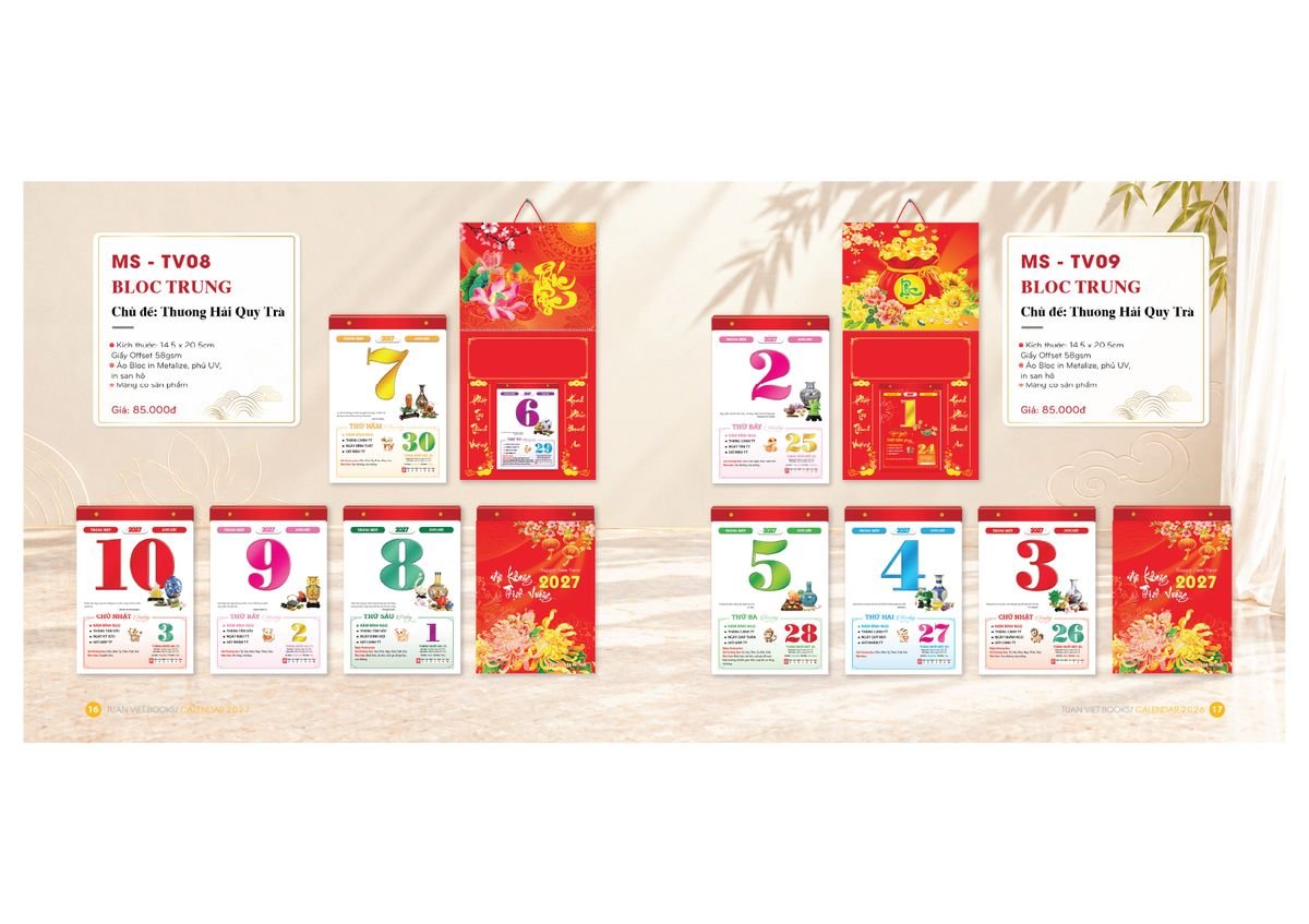 Lịch Bloc Cực Đại 2027 Tuấn Việt TV07 Quà Tặng Tri Ân Ngành Giáo Dục & Nhà Trường Lịch Bloc Cực Đại 2027 Tuấn Việt TV07 Quà Tặng Tri Ân Ngành Giáo Dục & Nhà Trường