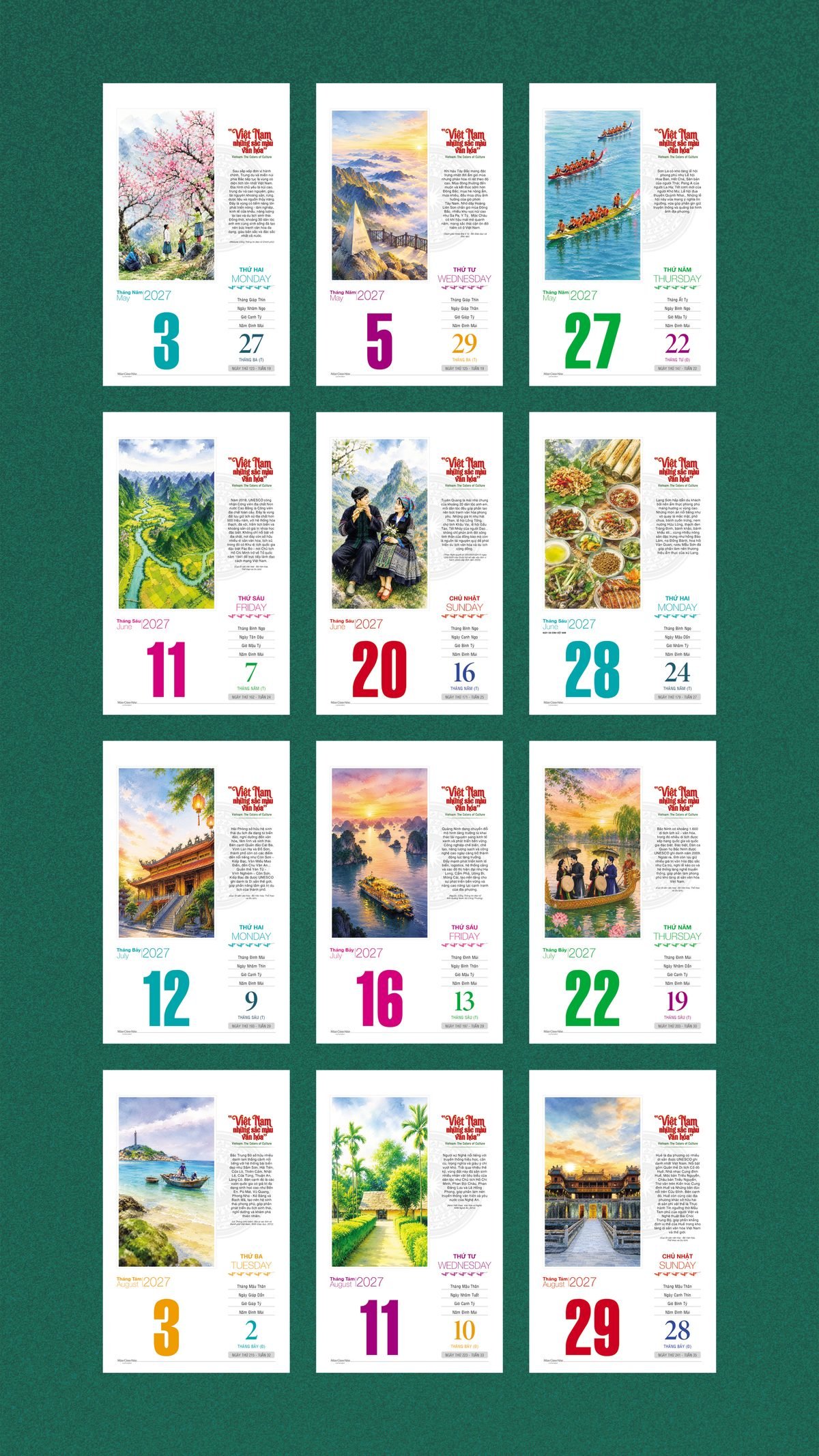 Lịch Bloc 2027 VHVN Mẫu VHVN-06 (29 x 41 cm) Quà Tặng Tri Ân Ngành Giáo Dục & Nhà Trường Lịch Bloc 2027 VHVN Mẫu VHVN-06 (29 x 41 cm) Quà Tặng Tri Ân Ngành Giáo Dục & Nhà Trường
