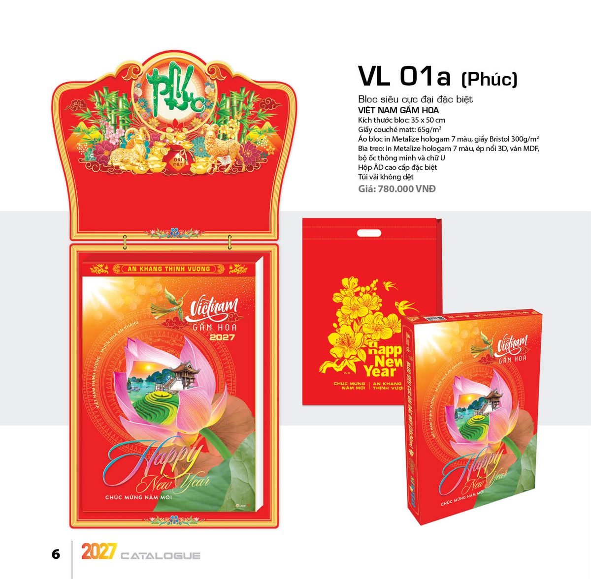 Lịch Bloc Siêu Cực Đại 2027 VL Mẫu VL01A (35 x 50cm) Quà Tặng Tri Ân Ngành Giáo Dục & Nhà Trường Lịch Bloc Siêu Cực Đại 2027 VL Mẫu VL01A (35 x 50cm) Quà Tặng Tri Ân Ngành Giáo Dục & Nhà Trường in logo doanh nghiệp quà tặng Tết tại Quà Tặng Giáo Dục VN