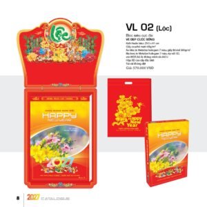 Lịch Bloc Siêu Cực Đại 2027 VL Mẫu VL02 (38 x 53 cm) Quà Tặng Tri Ân Ngành Giáo Dục & Nhà Trường in logo doanh nghiệp quà tặng Tết tại Quà Tặng Giáo Dục VN