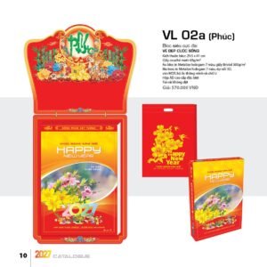 Lịch Bloc Siêu Cực Đại 2027 VL Mẫu VL02A (38 x 53 cm) Quà Tặng Tri Ân Ngành Giáo Dục & Nhà Trường in logo doanh nghiệp quà tặng Tết tại Quà Tặng Giáo Dục VN