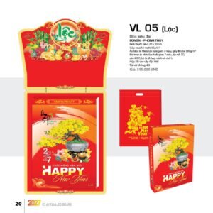 Lịch Bloc Siêu Đại 2027 VL Mẫu VL05 (20 x 30cm) Quà Tặng Tri Ân Ngành Giáo Dục & Nhà Trường in logo doanh nghiệp quà tặng Tết tại Quà Tặng Giáo Dục VN